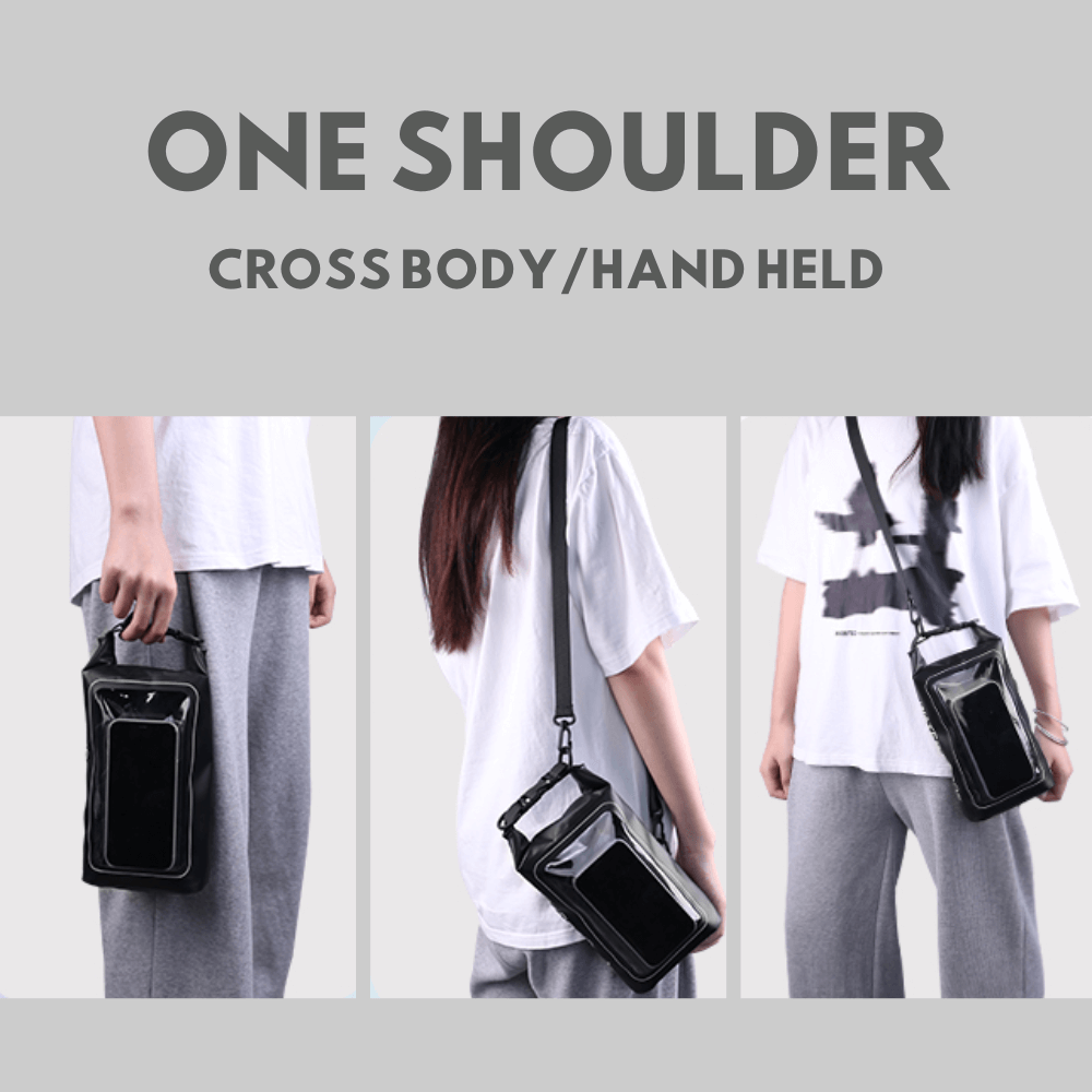 Waterproof Phone Pouch with Transparent Window for Outdoor