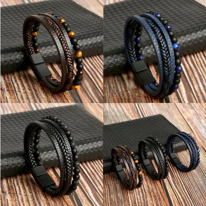 Bracelet Ravi Leather for a Bold and Stylish Look
