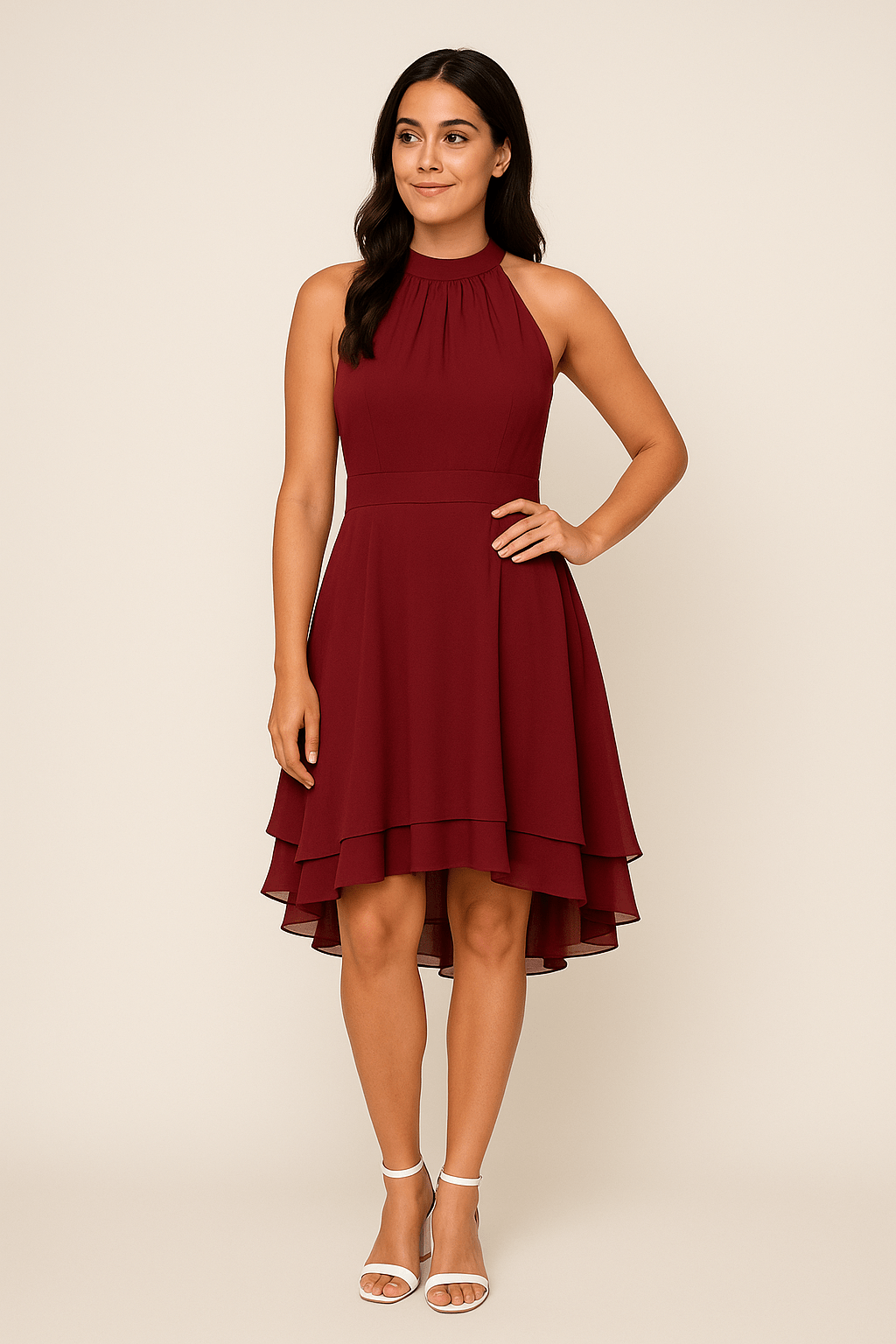 halter neck sleeveless