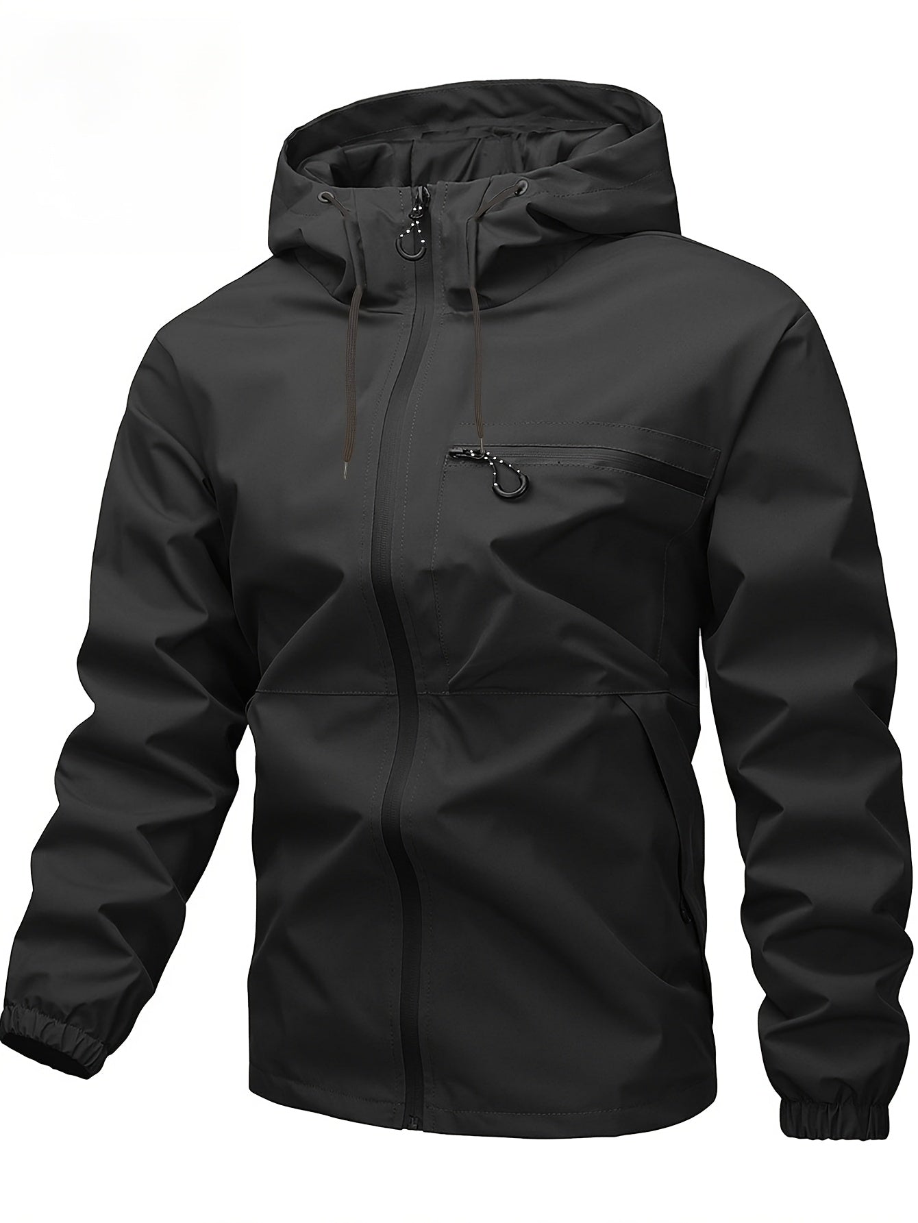 Men's Outdoor Jacket for Spring and Autumn for Windproof Hooded Jacket for Outdoor Activities