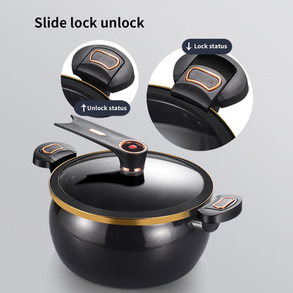 Pot Multifunctional Soup and Cooking for 7L Capacity, Suitable for Induction and Gas Stoves