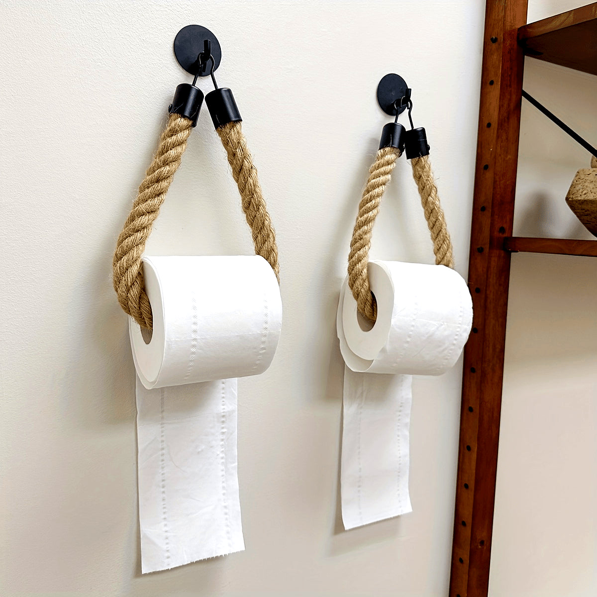 Holder Hemp Rope Toilet Paper for Stylish Bathrooms