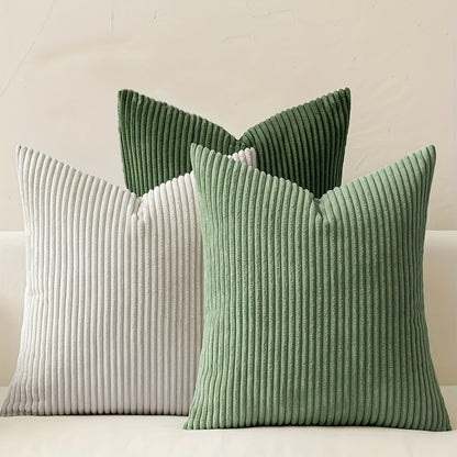 Cushion with Bohemian Rib Cover with Stripe Texture for Soft, Stylish, and Decorative