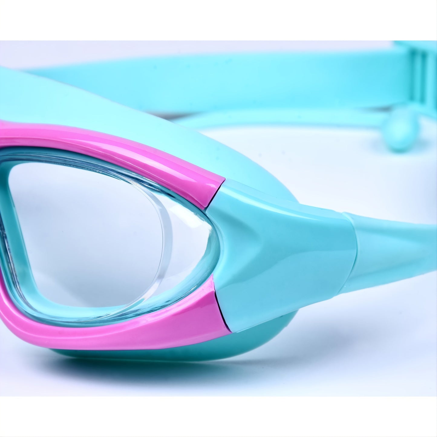 Kids Swim Goggles with Large Frame for Comfortable & Anti-Fog for Swimming Fun