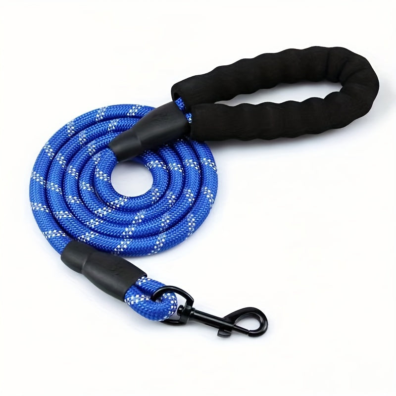 Dog with Reinforced Reflective Leash with Padded Handle for Durable and Safe for Strong Dogs