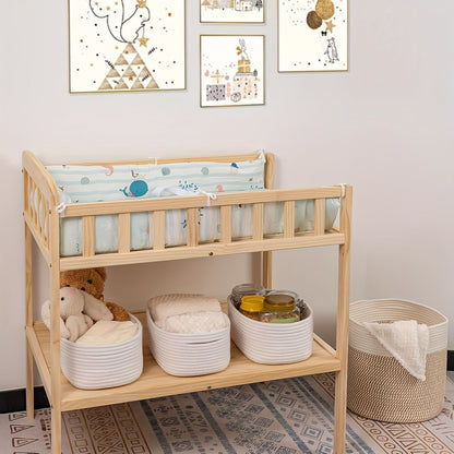 Storage Basket with Modern Woven Design for Wardrobe and Desk with Compact and Stylish Design