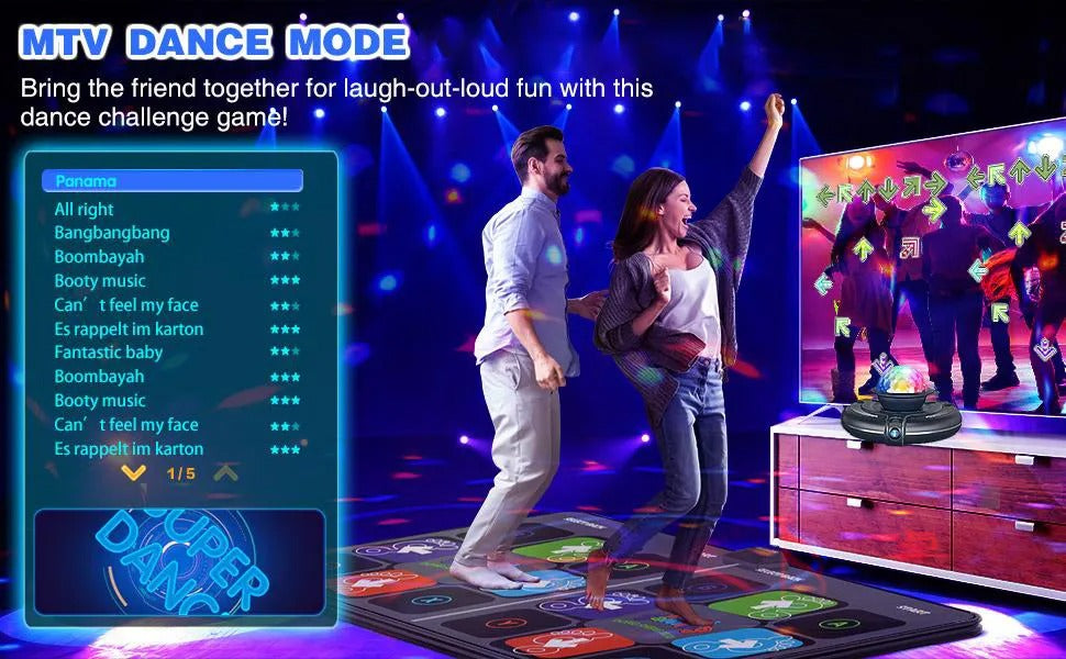 Mat Dancemaster Interactive Dance for Fitness & Fun for the Whole Family