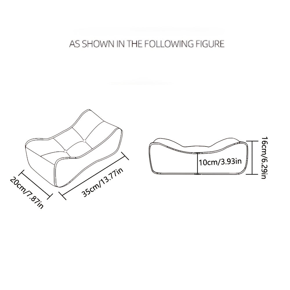 Cushion with Lumbar Design for Chair and Sofa for Comfortable Back Support