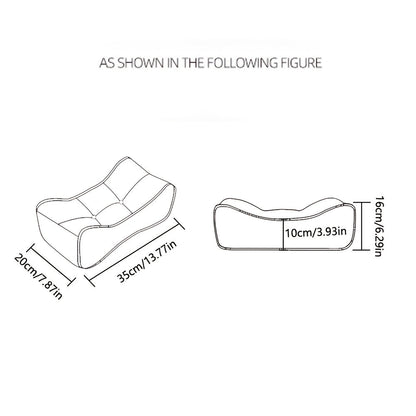 Cushion with Lumbar Design for Chair and Sofa for Comfortable Back Support