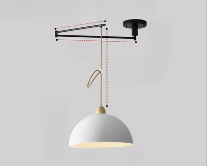 Light with Modern Ceiling Adjustable Light Arms for Flexible Illumination