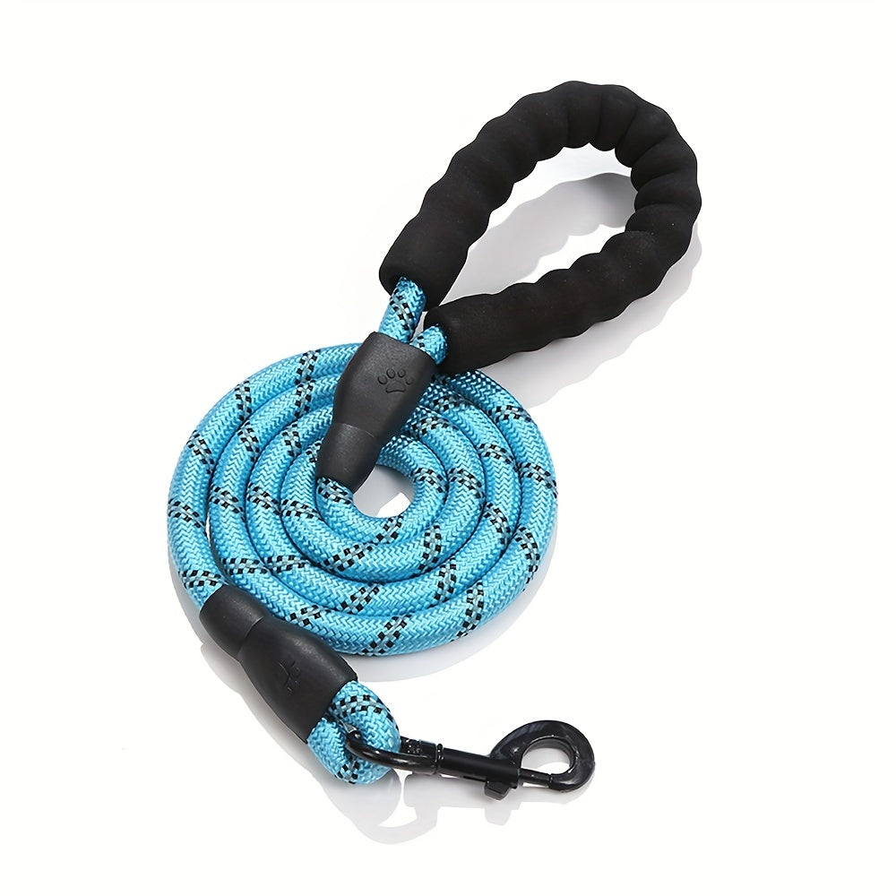 Dog with Reinforced Reflective Leash with Padded Handle for Durable and Safe for Strong Dogs