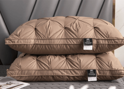 Pillow with Goose Down Design for Neck and Head for Soft, Breathable and Comfortable Sleep