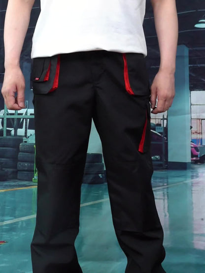 Men's Work Trousers with Large Storage Pockets for Durable and Functional