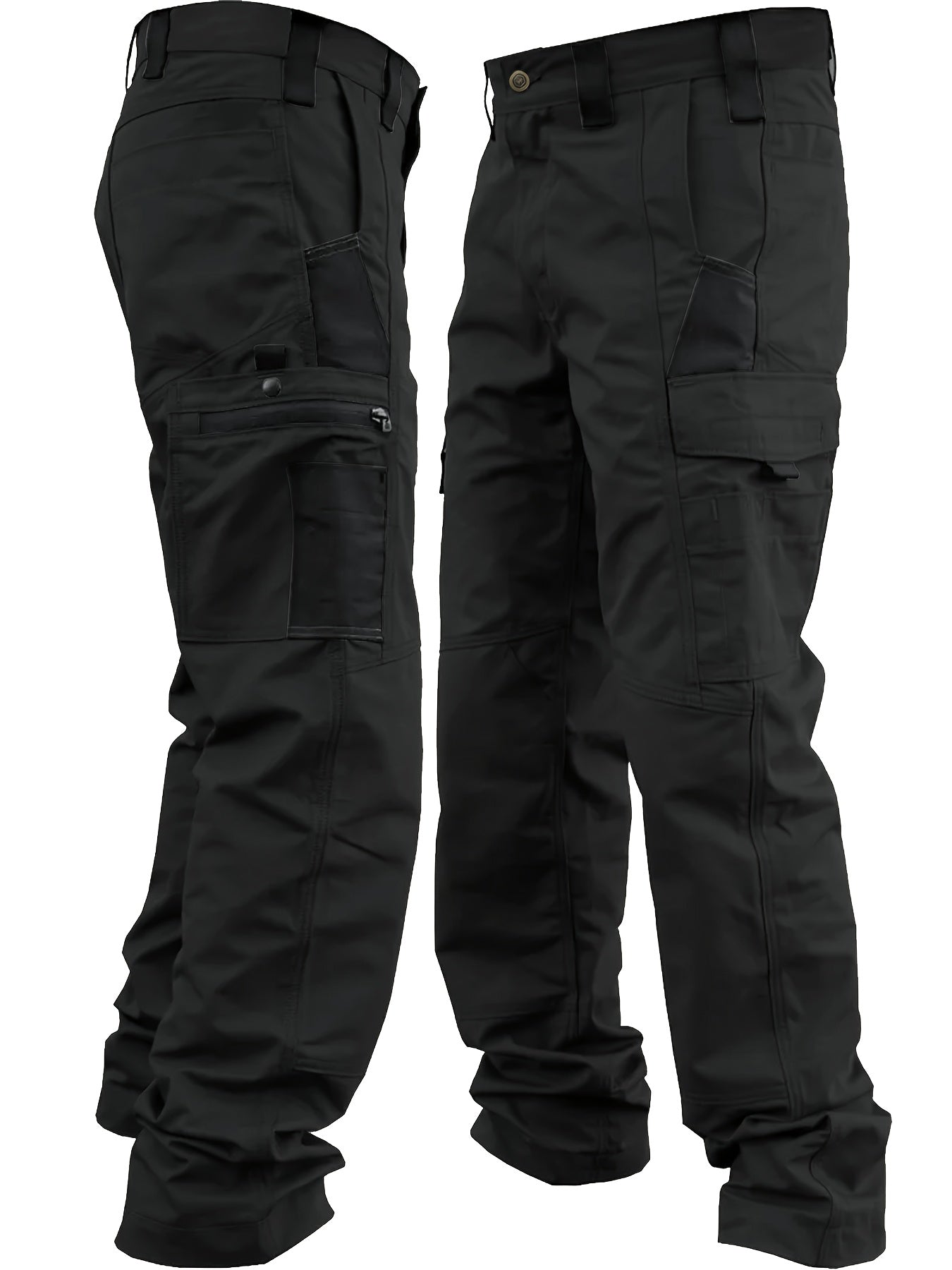 Men's Cargo Work Trousers with Multiple Pockets for Durable and Suitable for Outdoor Use