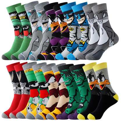 Set Cartoon Socks with Comfort and Style with Your Favorite Characters