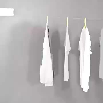 Foldable Double Clothesline for Compact and Strong