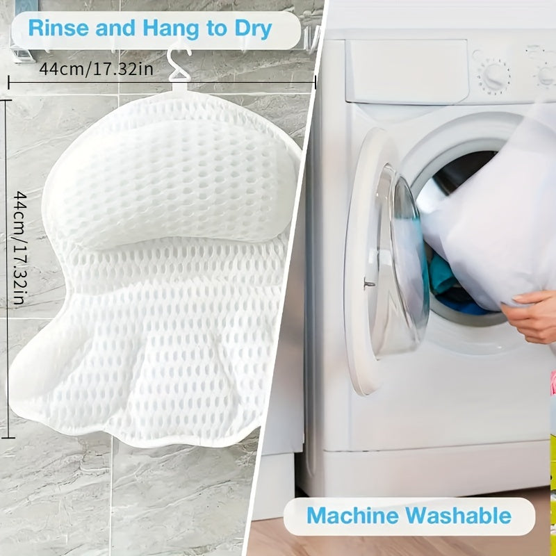 Pillow Luxiespa 4D Luxe Bath for Breathable Pillow with Neck and Back Support