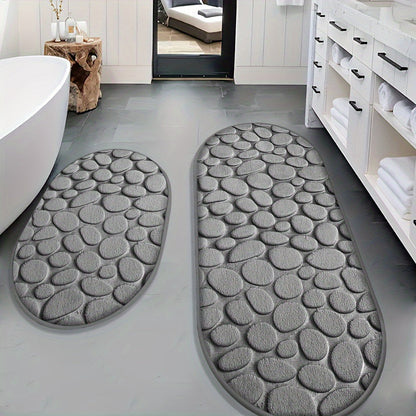 Set Anti-Slip Bath Mat for Safety and Comfort