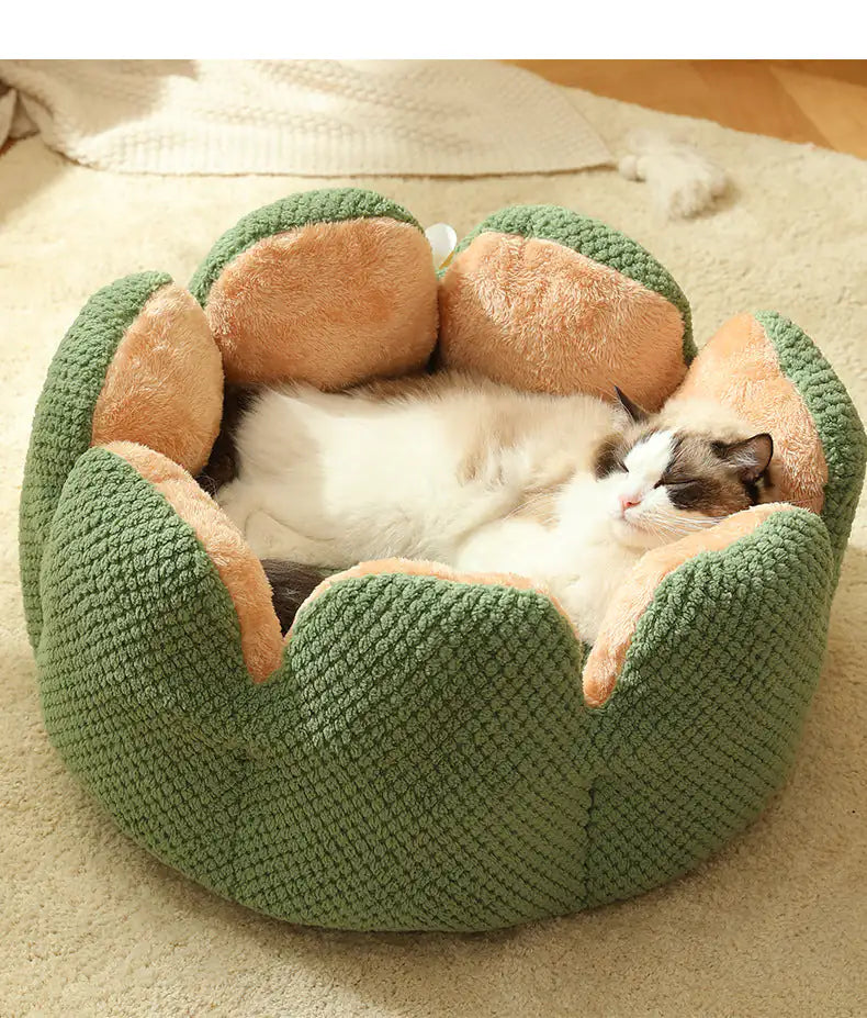 Flower Cat Bed for Soft and Cozy for Your Cat