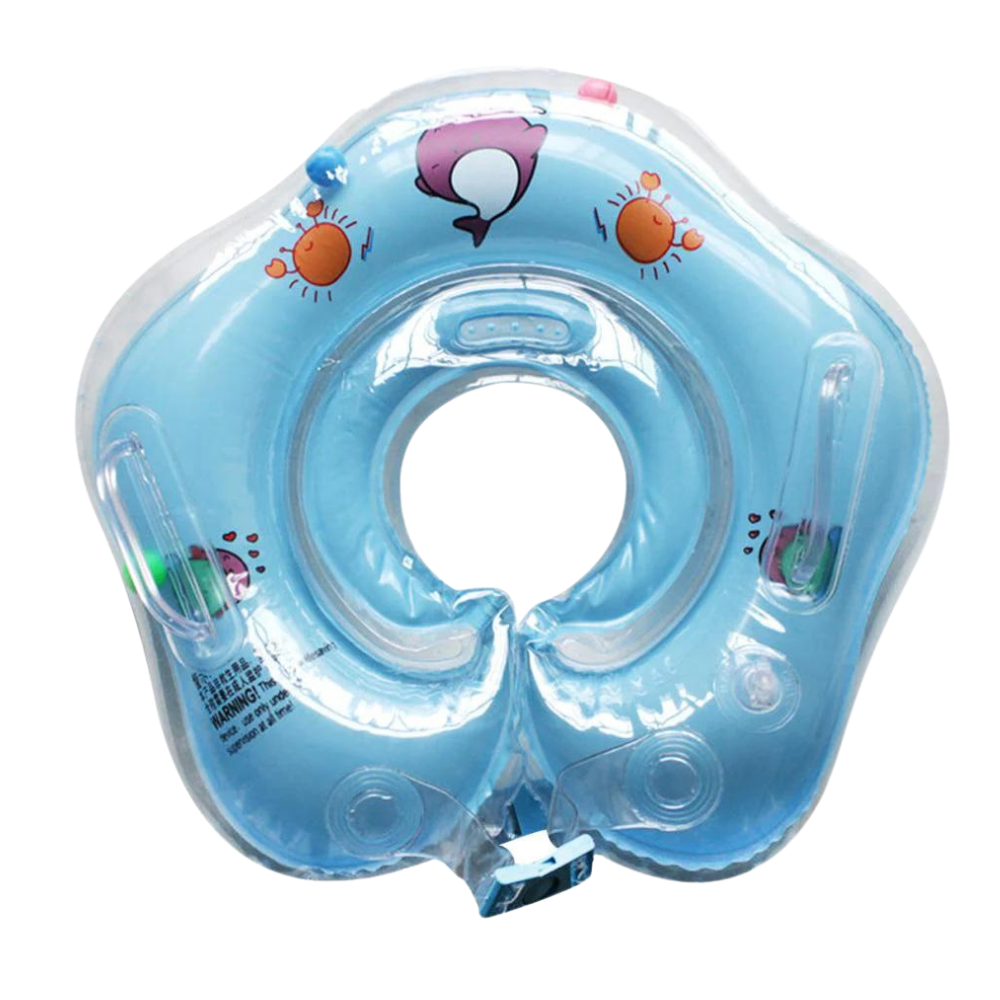 Baby Neck Float with Double Air Chambers and Safe Handle Design