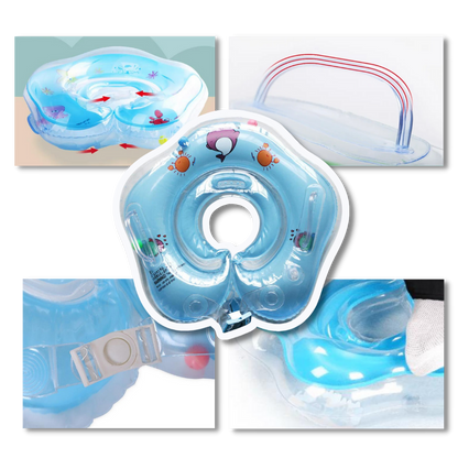 Baby Neck Float with Double Air Chambers and Safe Handle Design