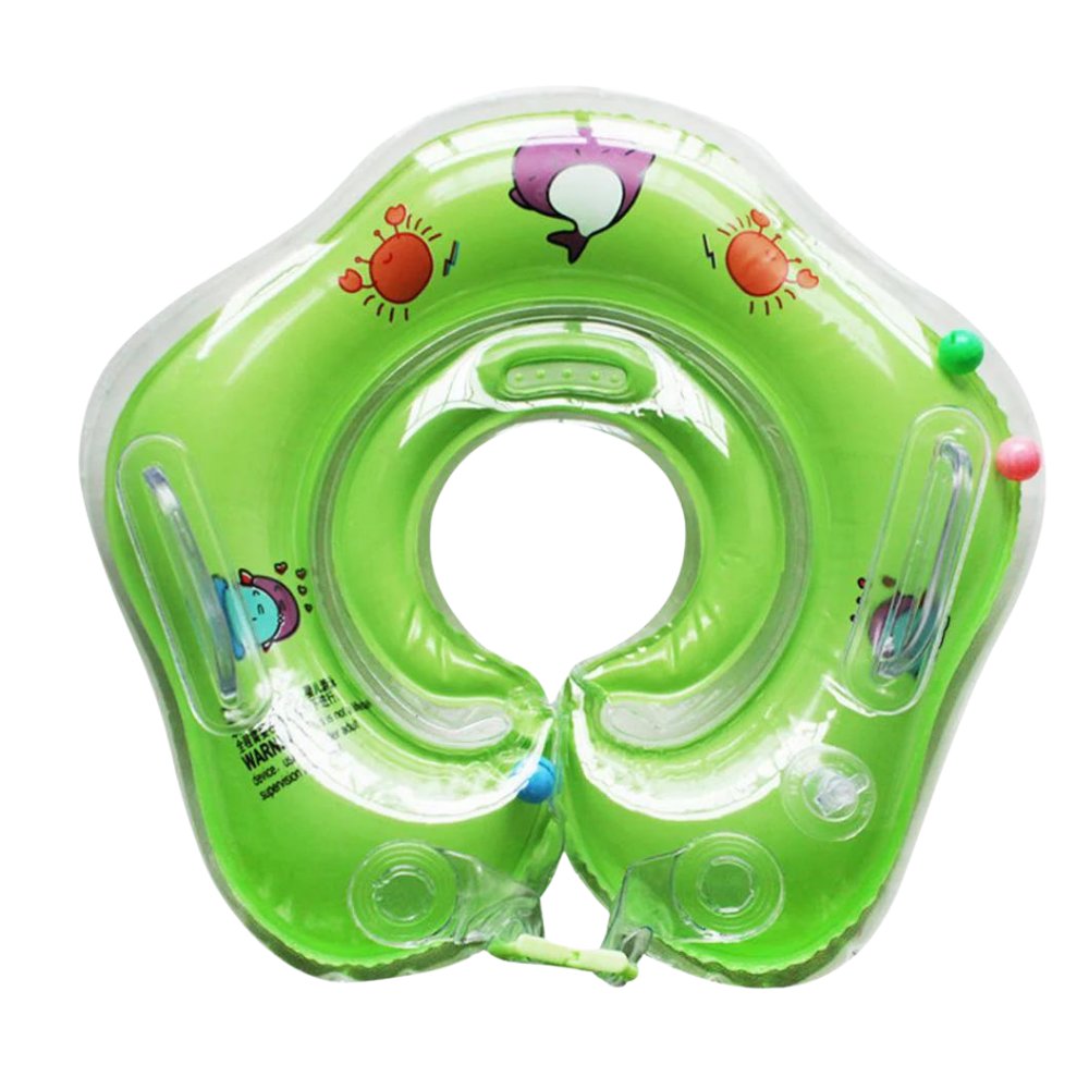 Baby Neck Float with Double Air Chambers and Safe Handle Design