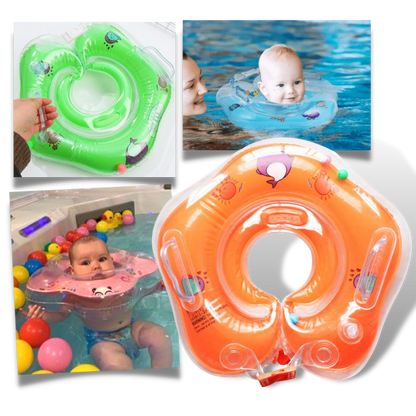Baby Neck Float with Double Air Chambers and Safe Handle Design