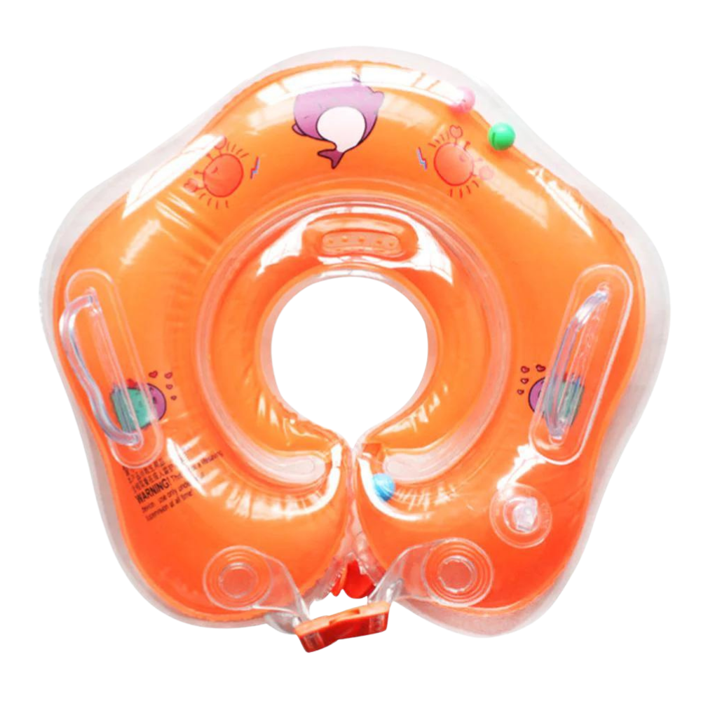 Baby Neck Float with Double Air Chambers and Safe Handle Design