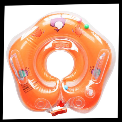 Baby Neck Float with Double Air Chambers and Safe Handle Design