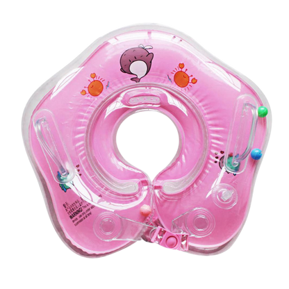 Baby Neck Float with Double Air Chambers and Safe Handle Design