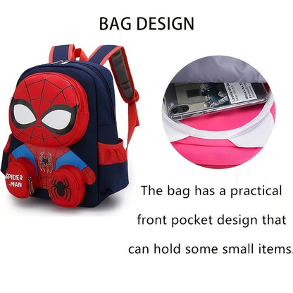 Spider-Man Backpack with Large Capacity for Great Gift for Kids, Perfect