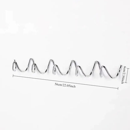 Rack Modern Wavy Wall Coat for Stylish Wall Coat Rack with Multiple Hooks
