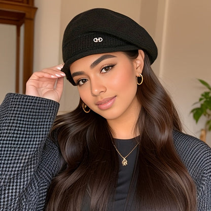 Chic Knitted Beret for Women for Elegance and Warmth for Winter
