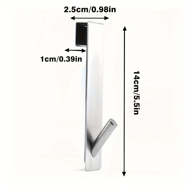Hooks with Modern Steel Glass Door Set for Stylish, Silent and Practical