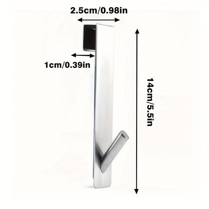 Hooks with Modern Steel Glass Door Set for Stylish, Silent and Practical