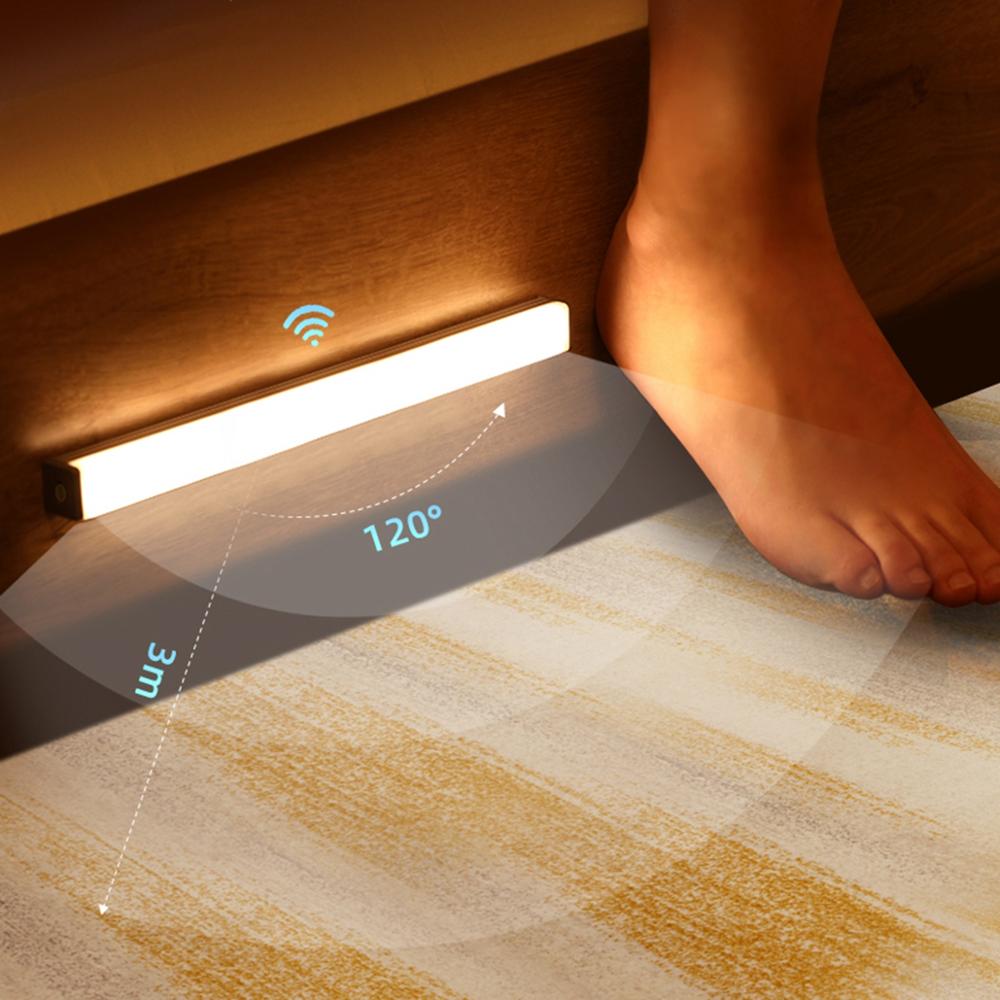 Night Light with LED Motion Sensor for Bed and Hallway for Safe Night Light