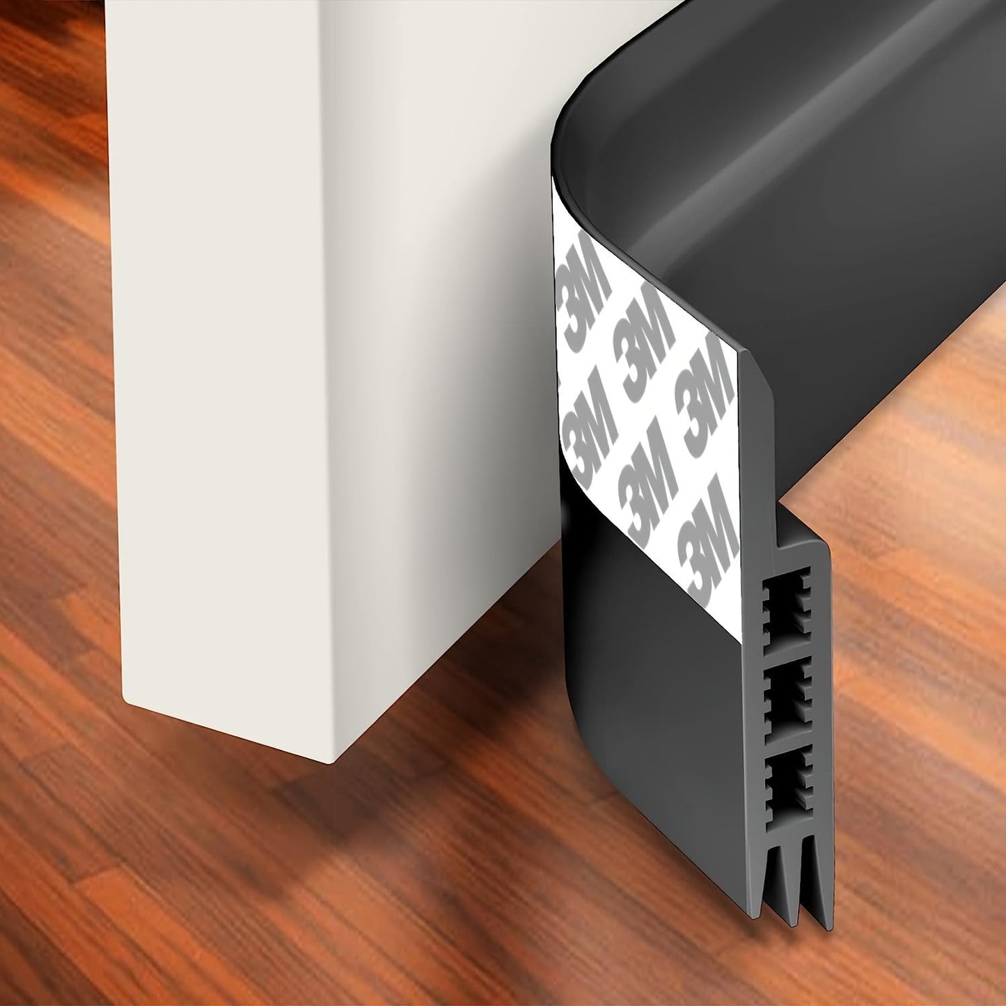 Draft Stopper for Door for Silicone Door Sweep with Strong Adhesive and Sound Insulation