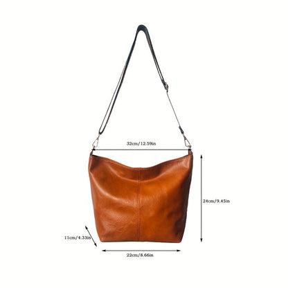 Bag Wide Geometric for Large Capacity Crossbody with Retro Vibe