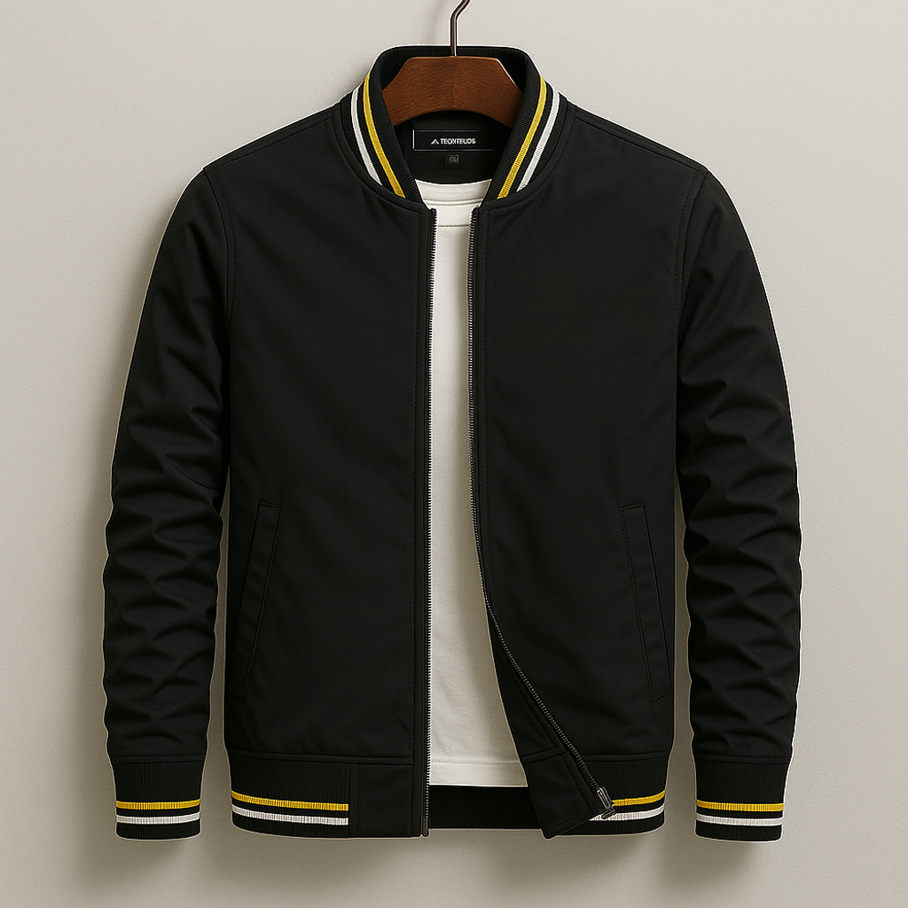 Urban Bomber Men's Jacket with Zip for Modern and Timeless