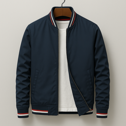 Urban Bomber Men's Jacket with Zip for Modern and Timeless