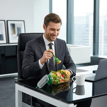 Lunchbox for Work and School with Leakproof Closure and Handy Design