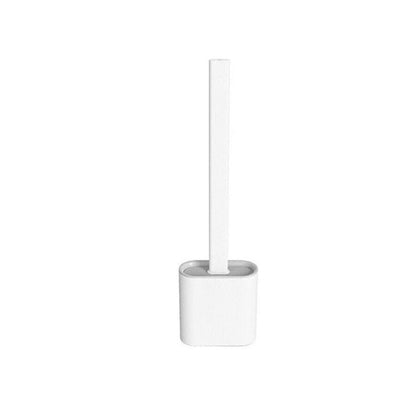 Holder with Silicone Toilet Brush with Wall Design for Hygienic and Efficient Cleaning