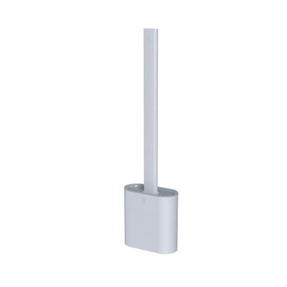 Holder with Silicone Toilet Brush with Wall Design for Hygienic and Efficient Cleaning