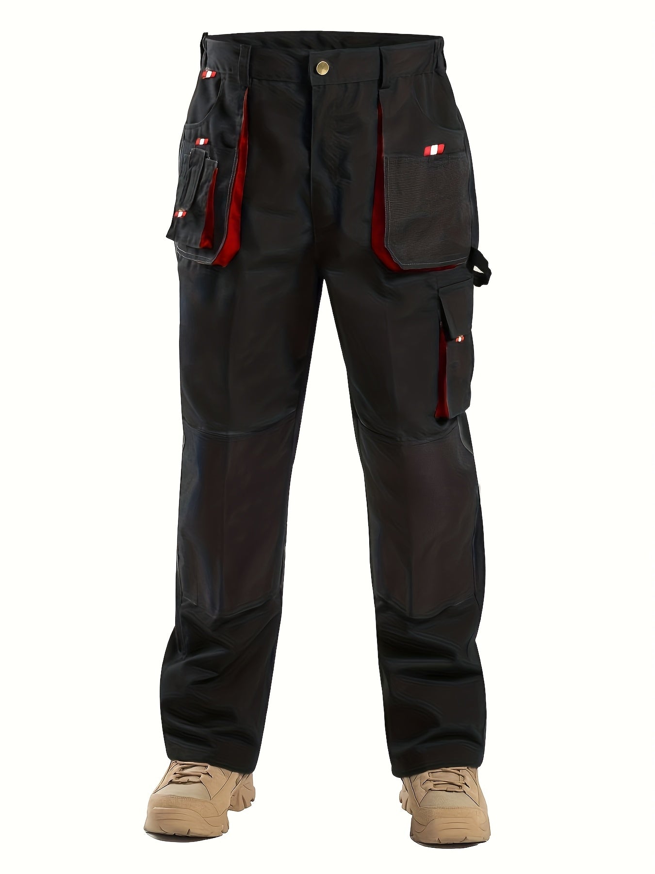 Men's Work Trousers with Large Storage Pockets for Durable and Functional