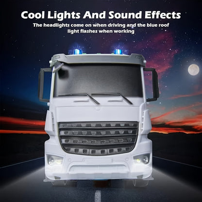 Ecotruck RC Garbage Truck for Realistic Toy Truck with Lights & Sounds