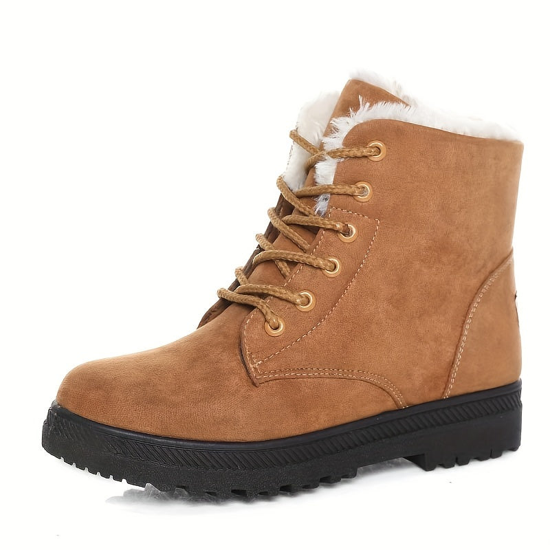Boots with Women's Stylish Winter Ankle Design for Keep Your Feet Warm and Comfortable