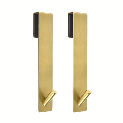 Hooks with Modern Steel Glass Door Set for Stylish, Silent and Practical