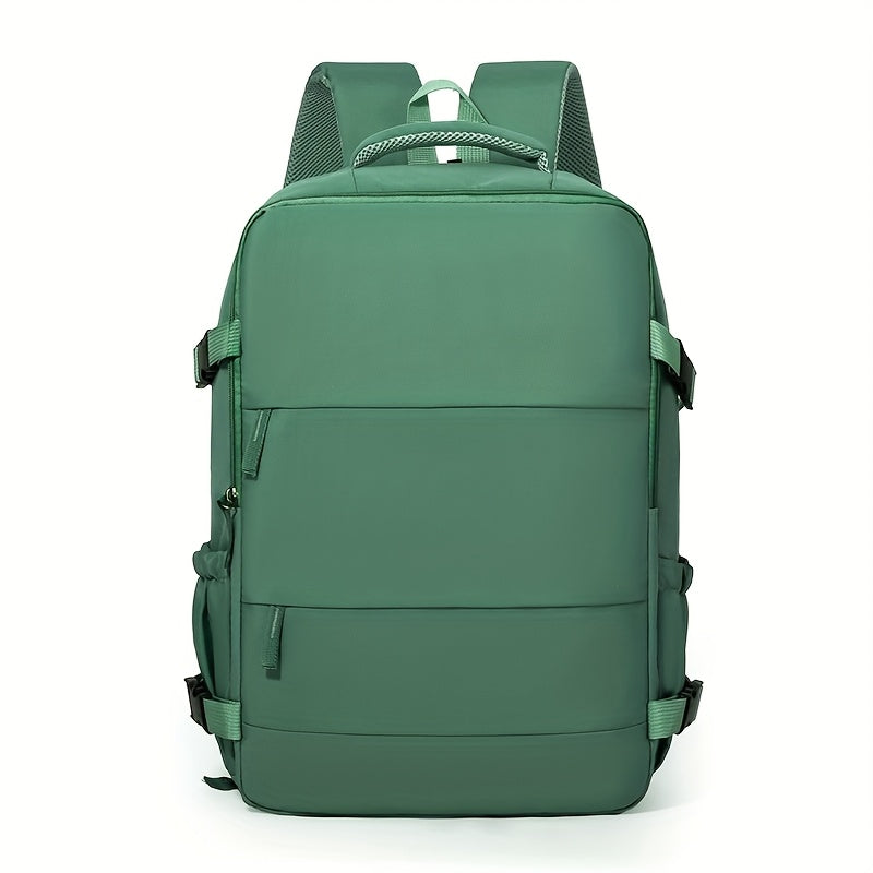 Travel Backpack with 180° Opening and Shoe Compartment