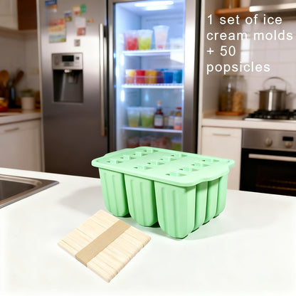 Silicone Ice Mould for Homemade Ice Lollies and Frozen Snacks
