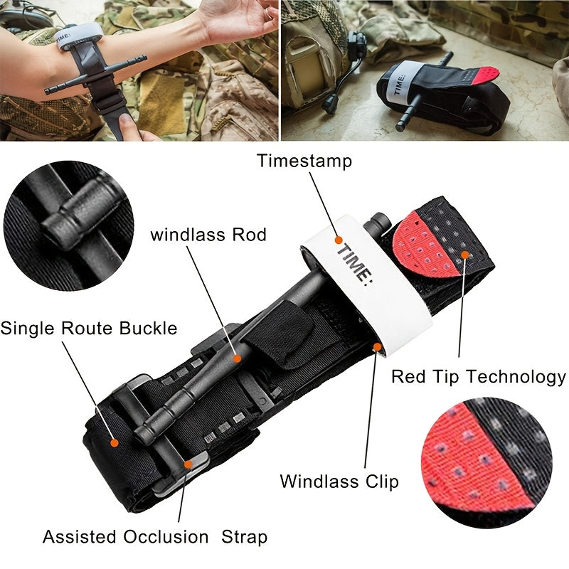Complete First Aid Kit with Tourniquet for Essential Survival Kit for Adventures